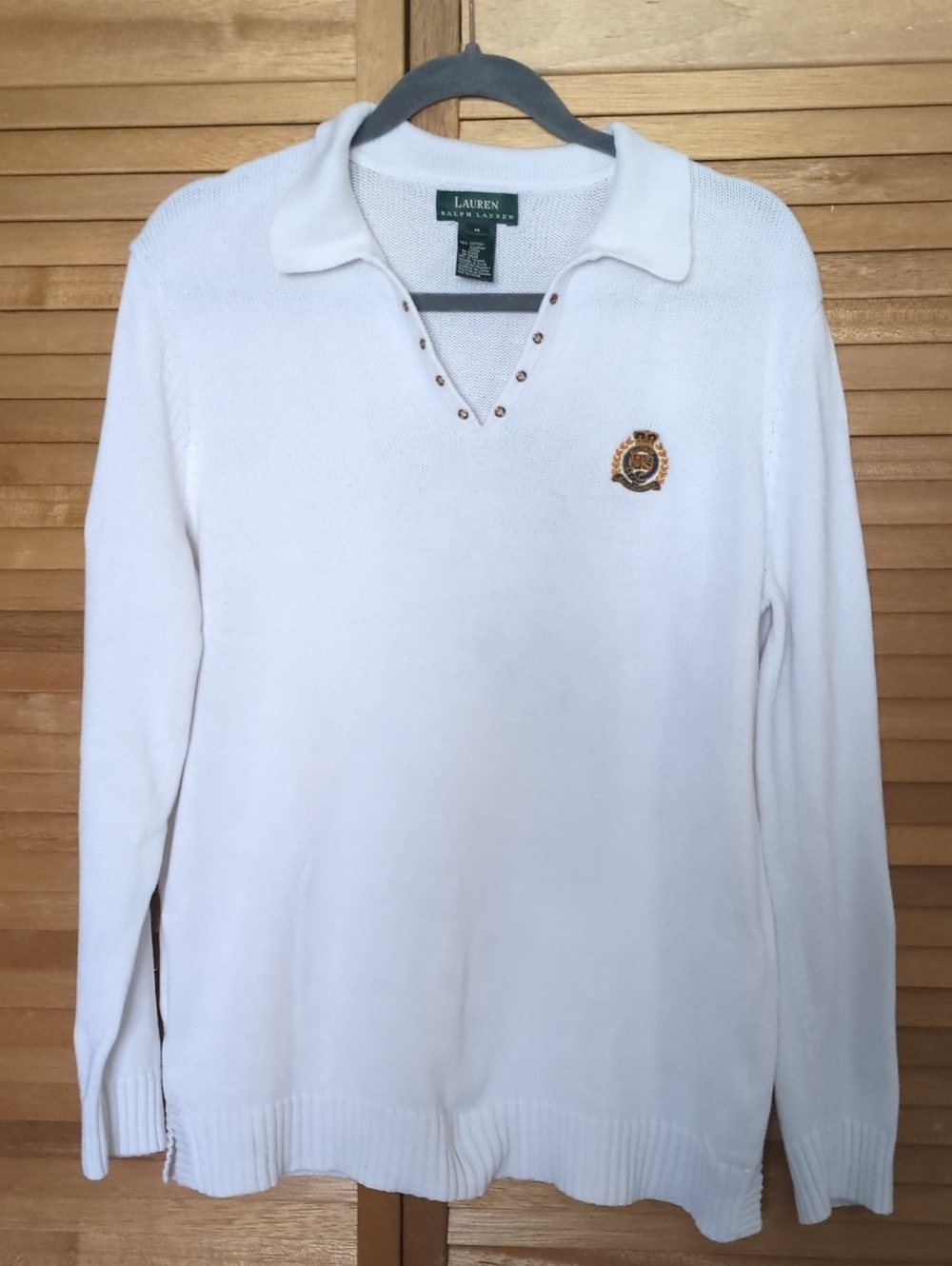 💥CLEARANCE💥Y2K Lauren Ralph Lauren Collared Polo Sweater